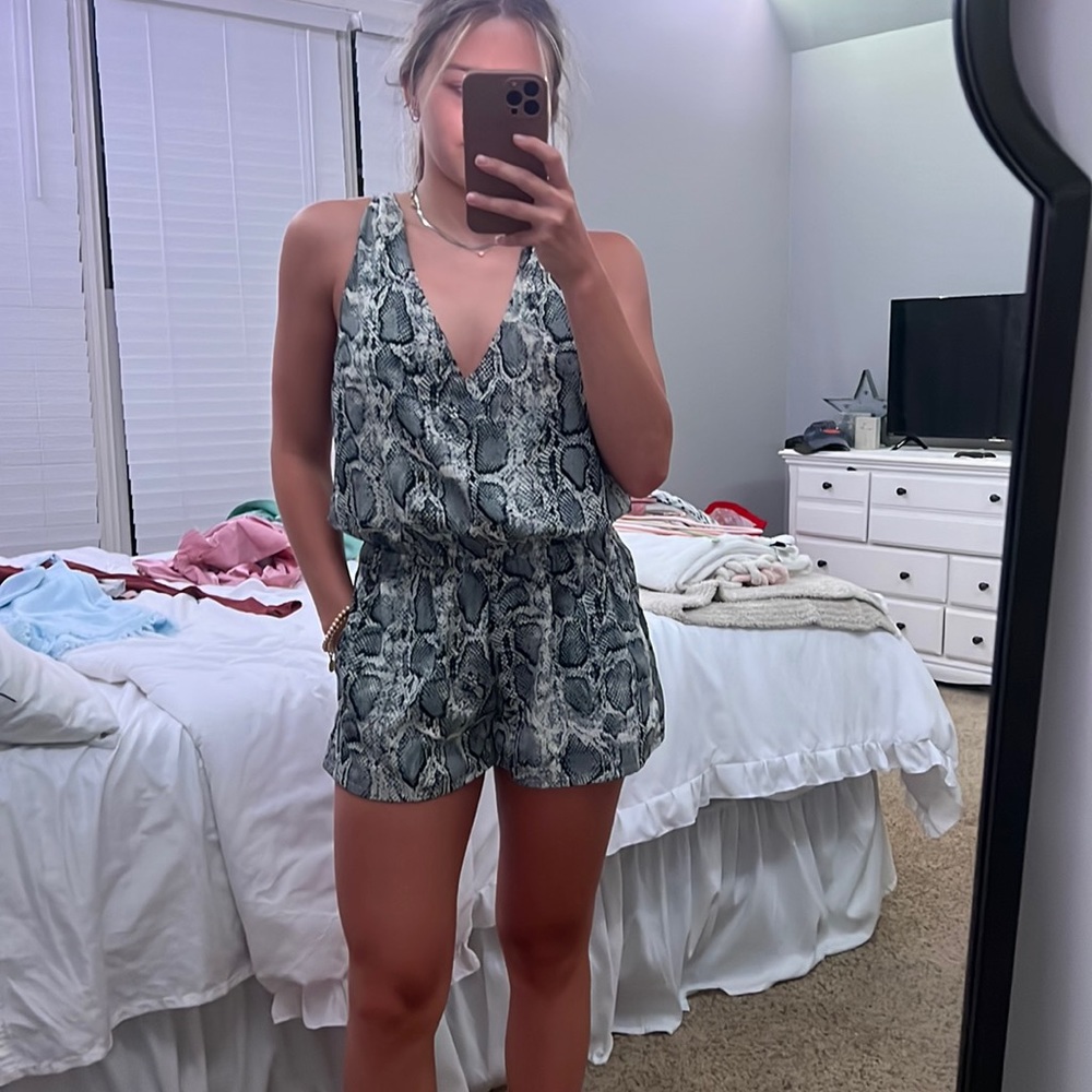 Snake skin romper!